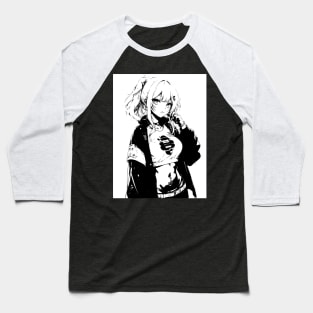 Japanese Anime Girl Streetwear Baseball T-Shirt